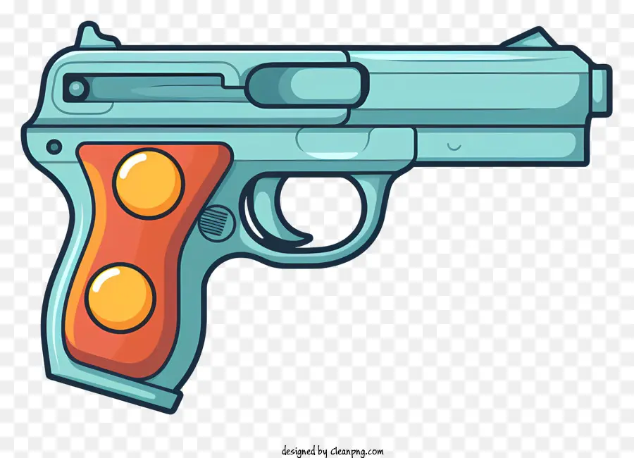 Revolver De Brinquedos，Gun Azul PNG