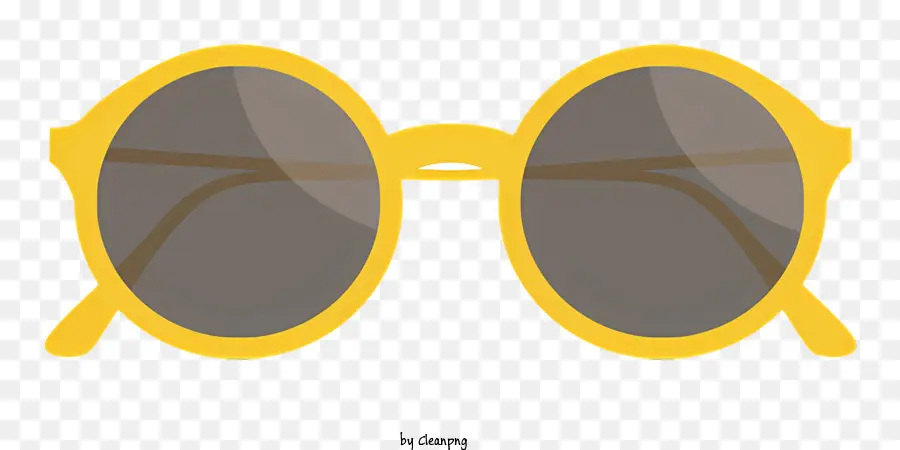 óculos De Sol，Óculos De Sol Amarelos PNG