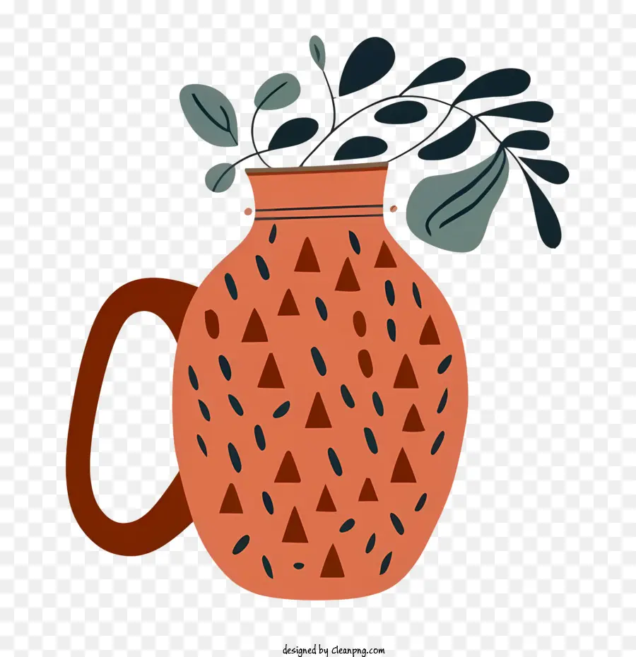 Cerâmica Escandinava，Vaso De Flores PNG