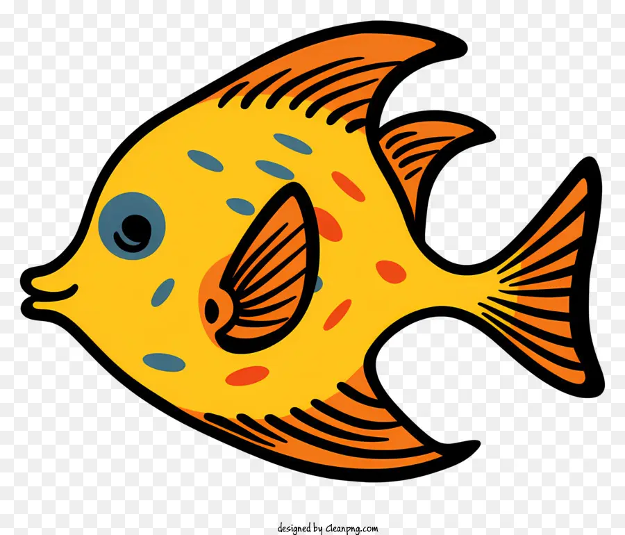 Peixe Amarelo，Peixe No Oceano PNG