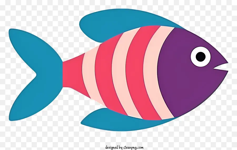 Cartoon Peixe，Peixe Listrado PNG