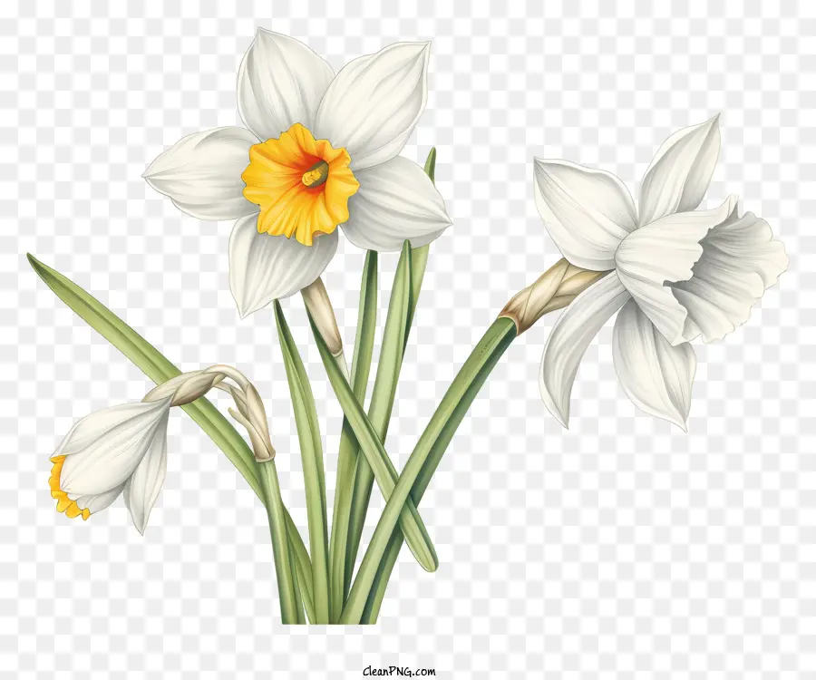 Narcisos，Narcisos Brancos PNG