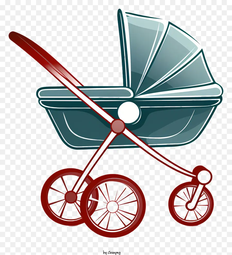 Red Stroller，Carrinho De Criança De Bebê PNG