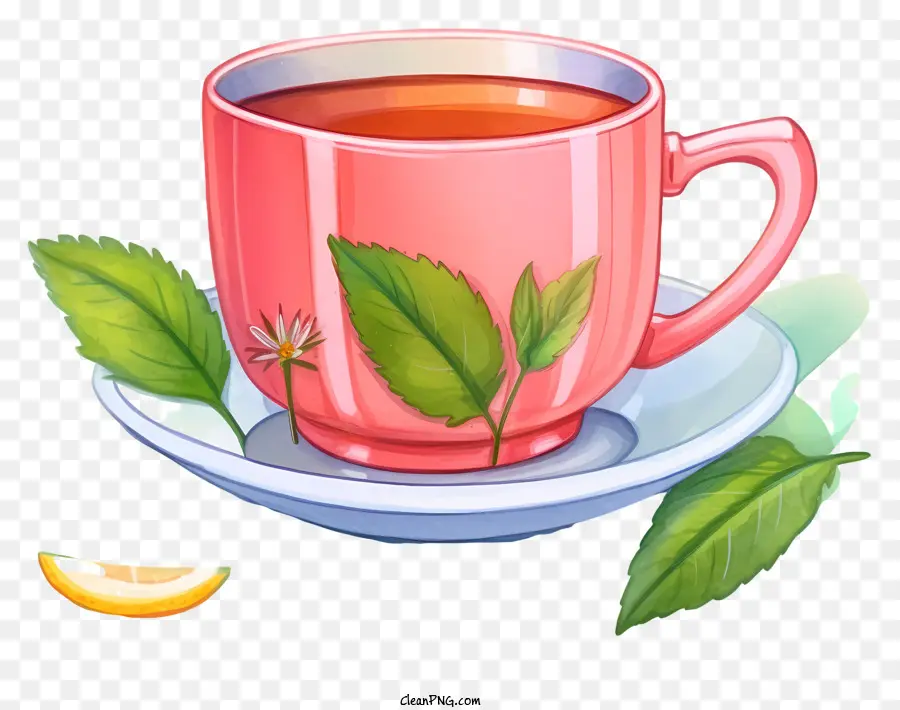 Xícara De Chá，Chá Com Limão PNG