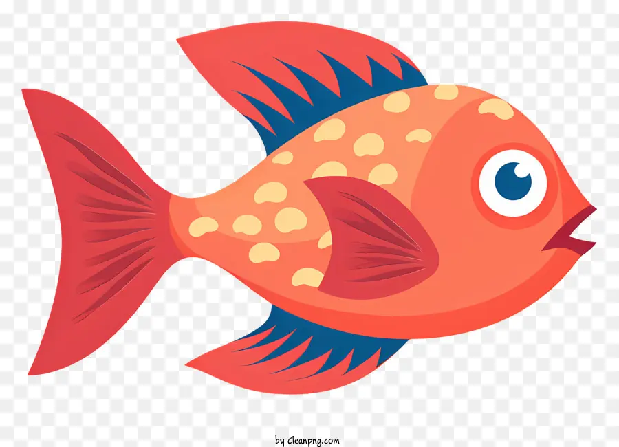 Cartoon Peixe，Peixe Nadar PNG