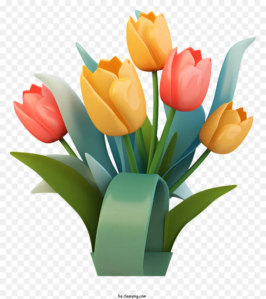 Tulipas，Tulipas Amarelas PNG