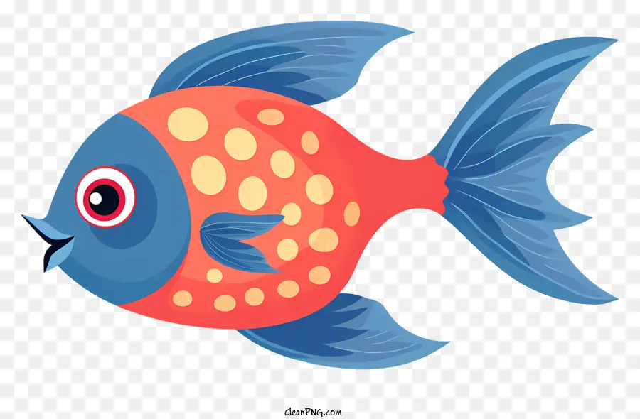 Cartoon Peixe，Peixe Azul PNG