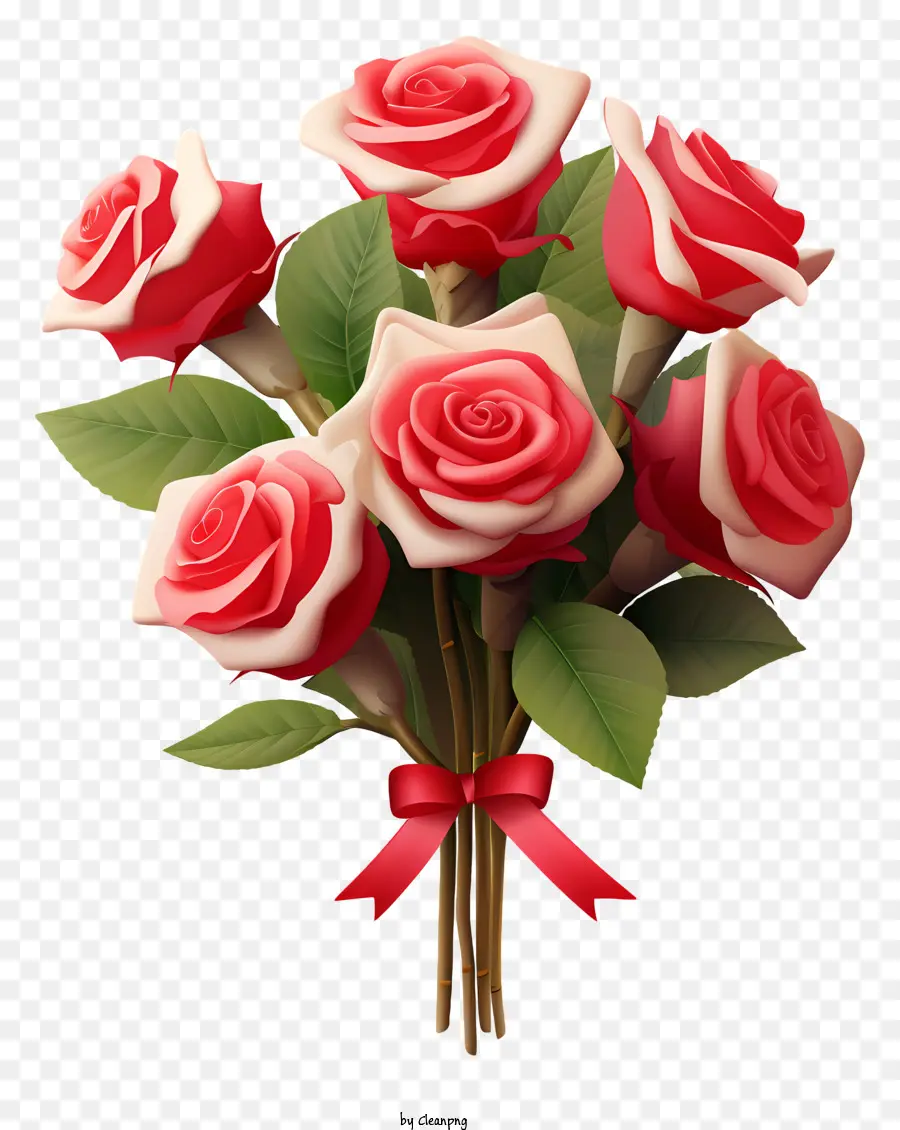 Buquê，Rosas Vermelhas PNG