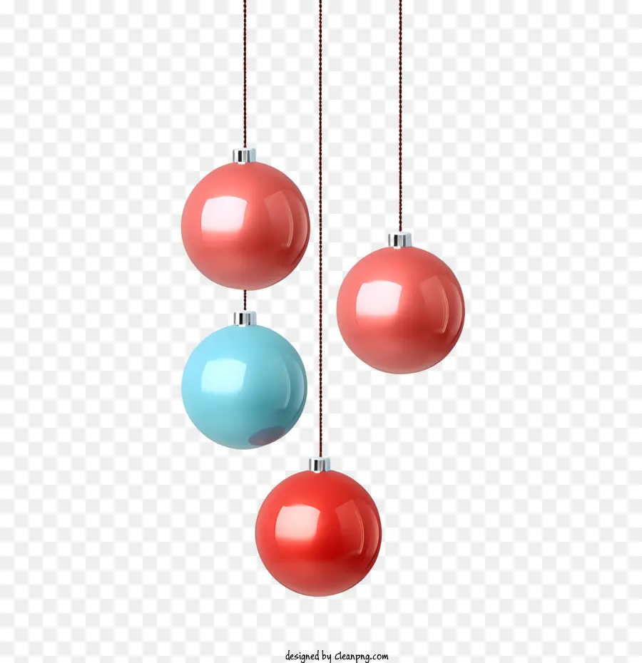 Bola De Natal，Vermelho PNG