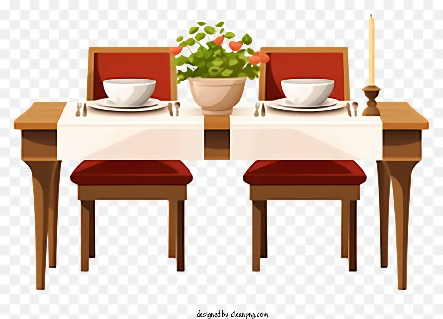 Mesa De Jantar，Cadeiras PNG