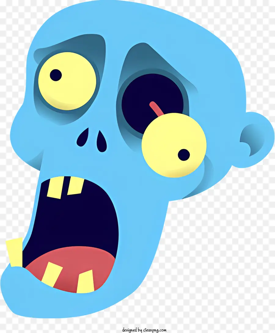 Dia Das Bruxas，Zumbi Azul PNG