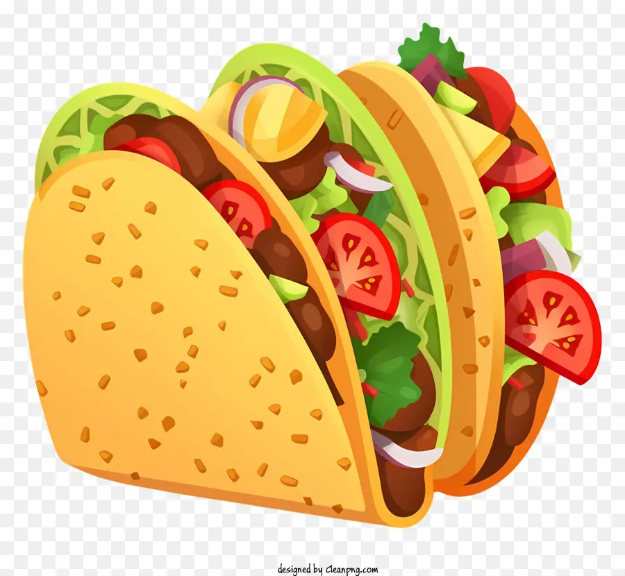 Ilustração De Taco，Imagem Em Preto E Branco PNG