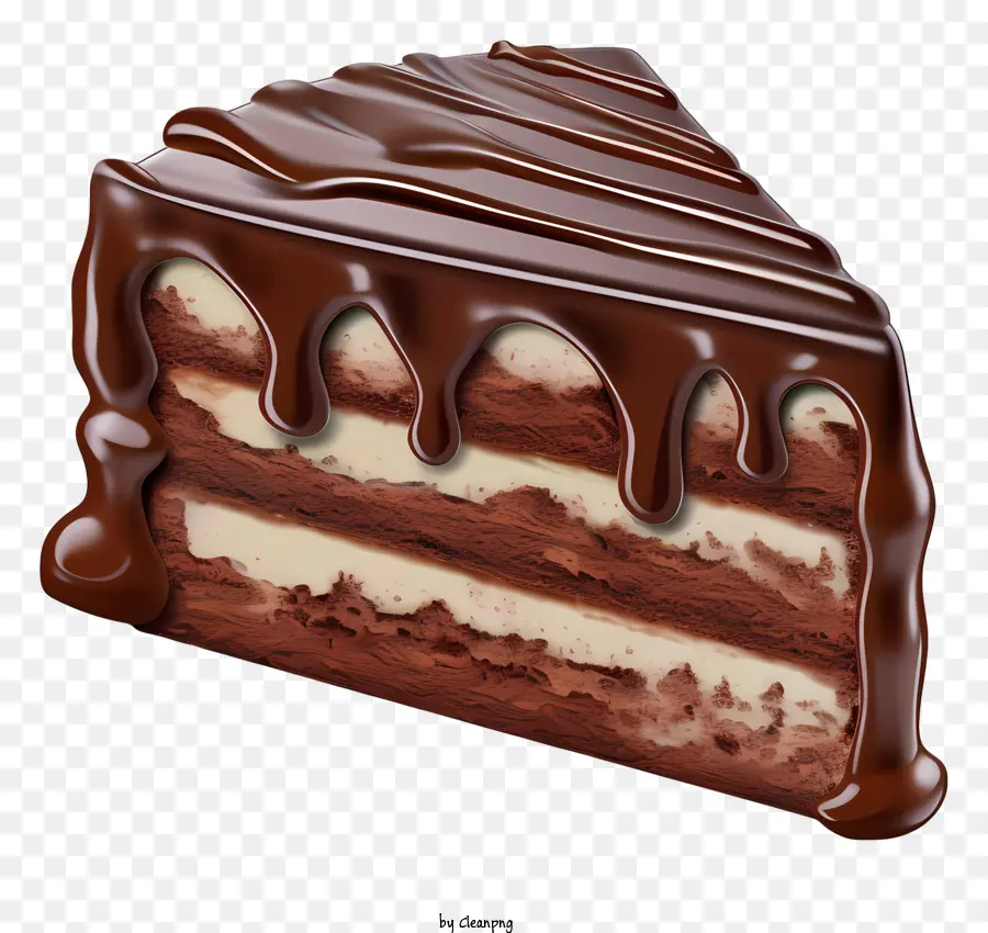 Bolo De Chocolate，Glacê De Chocolate PNG