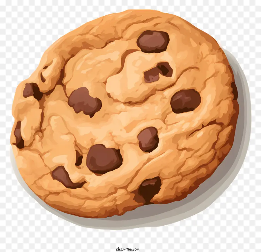 Chocolate Chip Cookie，Desenho Animado Imagem PNG