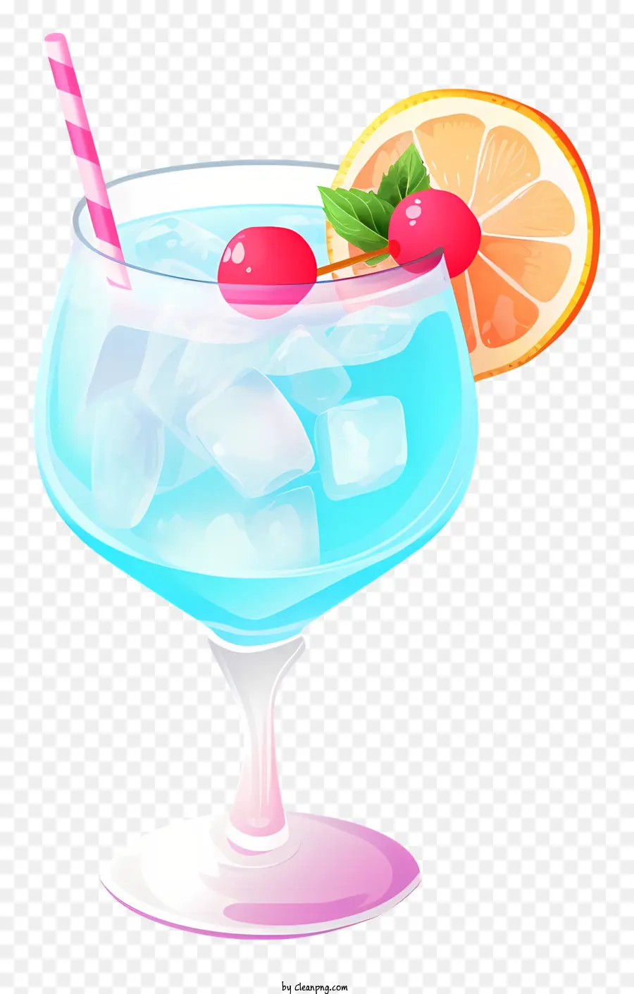 Cocktail，Bebida Azul PNG