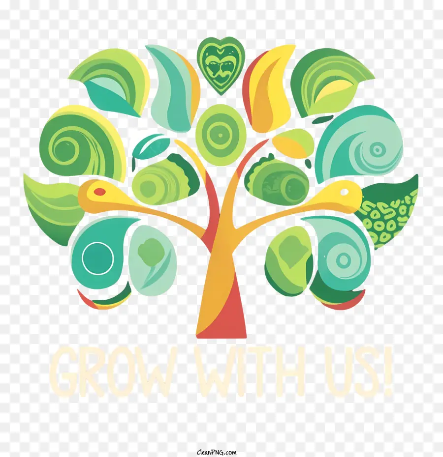 Crescer Conosco，árvore PNG