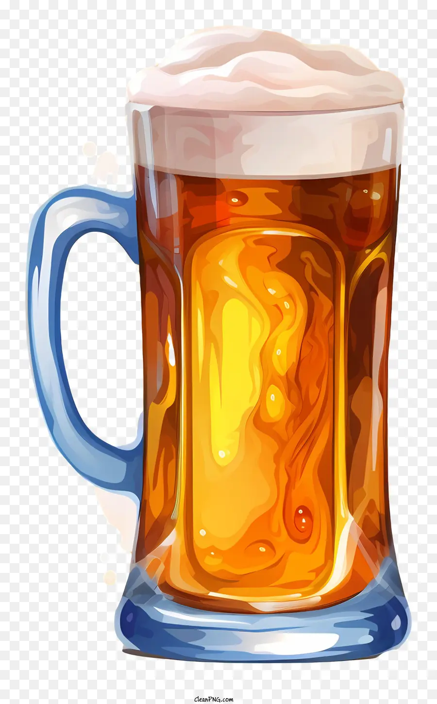 Caneca De Vidro，Cerveja PNG