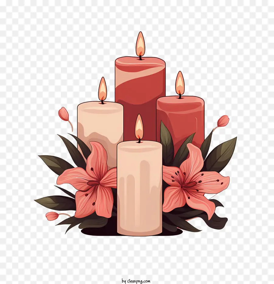 Dia De Finados，Velas PNG