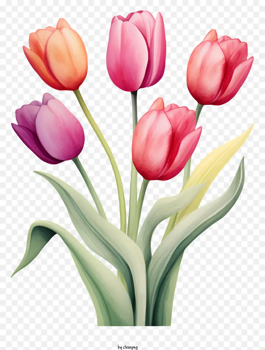 Tulipas，Flor Nacional PNG