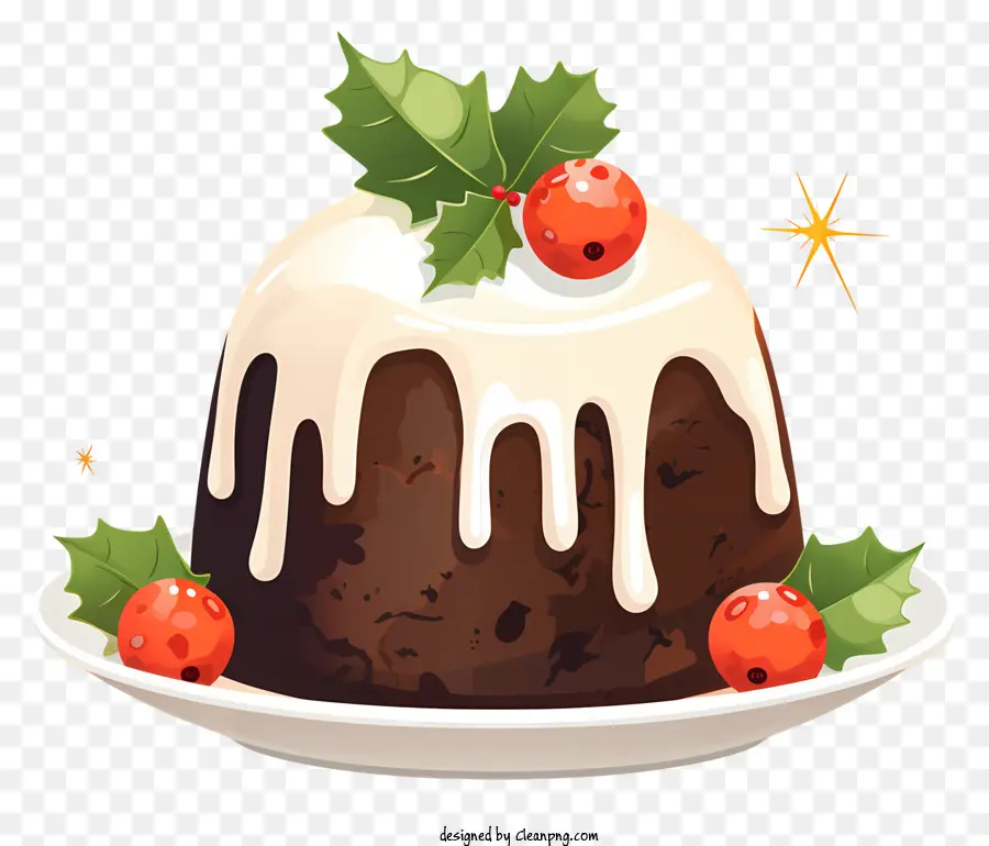 Torta De Mousse De Chocolate，Pudim De Natal PNG