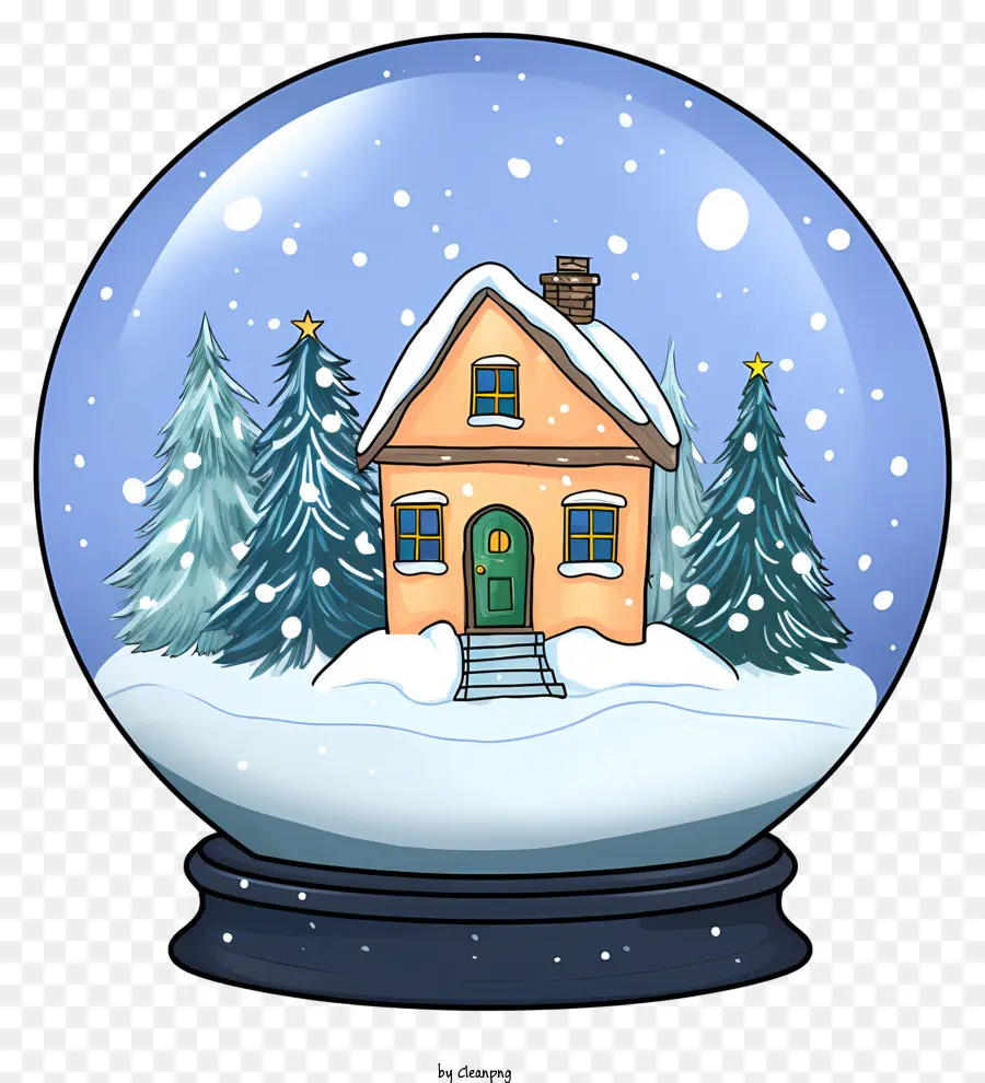 Globo De Neve，House PNG