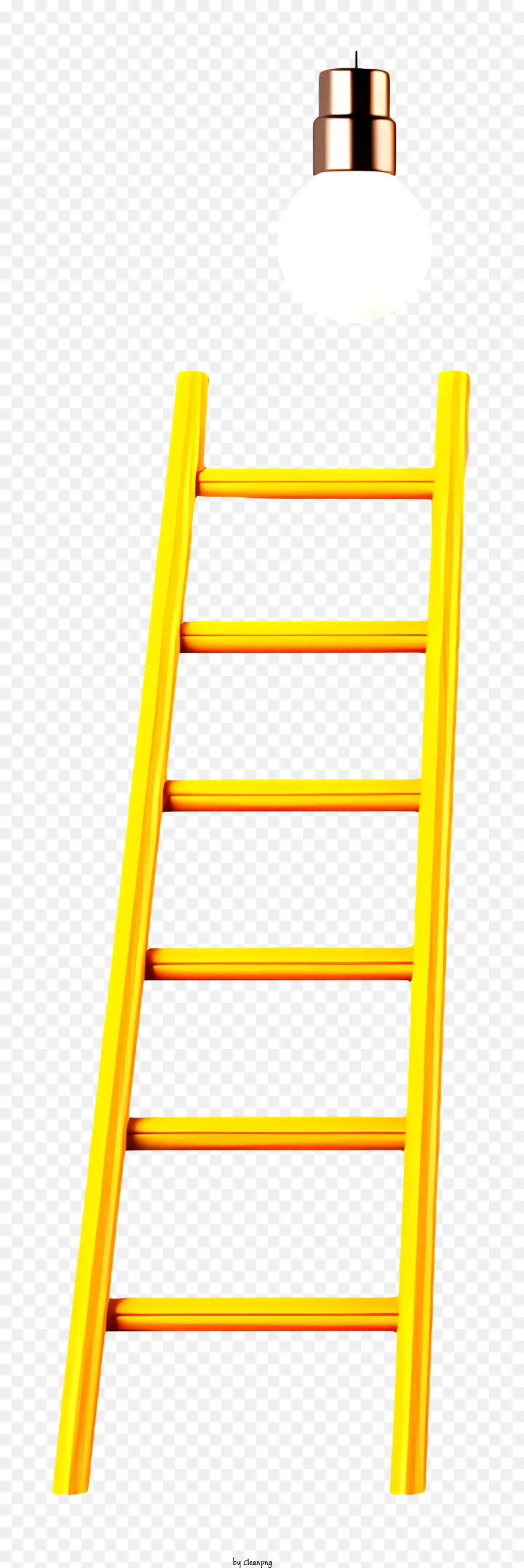 Amarelo Escada，Escada Suspensa PNG