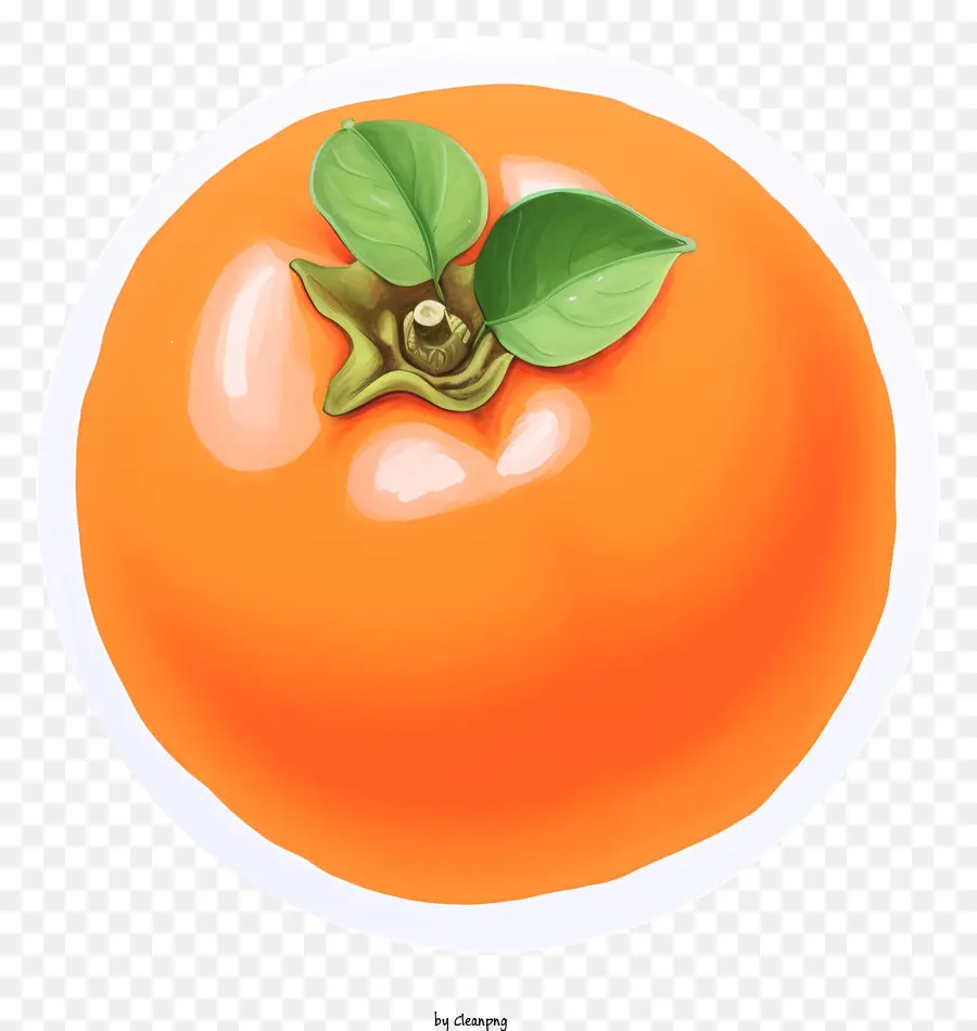 Laranja Madura，Pequena Folha PNG