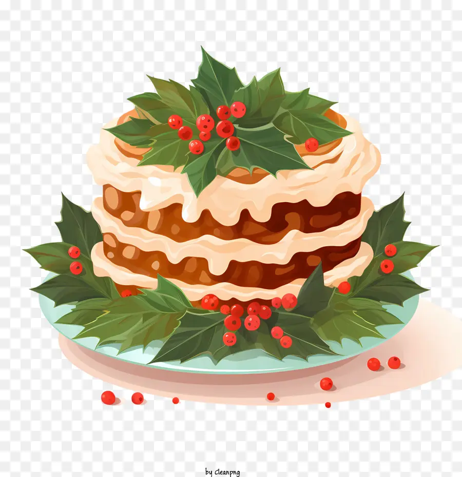 Bolo De Natal，Bolo De Especiarias PNG