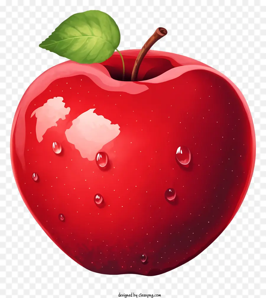 A Red Apple，única Folha PNG