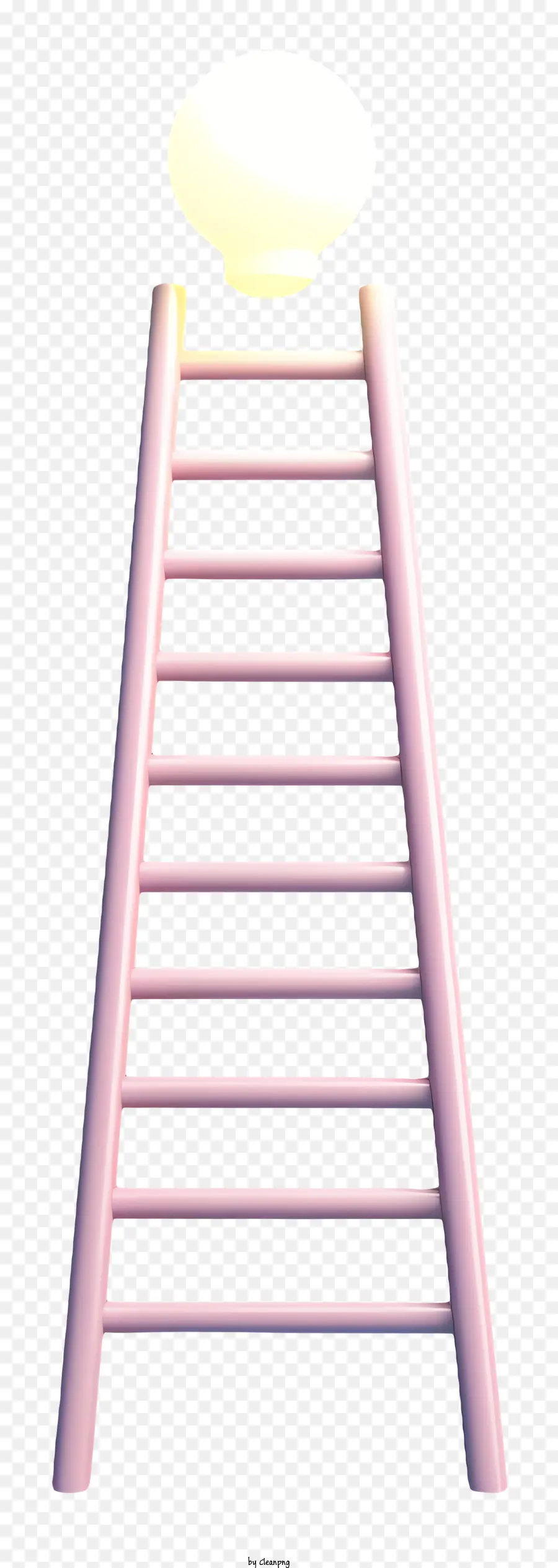 Escada De Metal Rosa，Escada Iluminada PNG