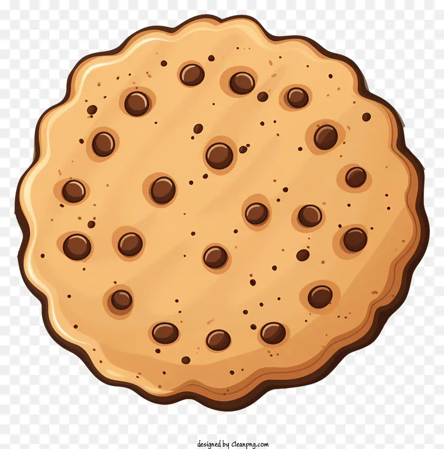 Chocolate Chip Cookie，Pastelaria PNG