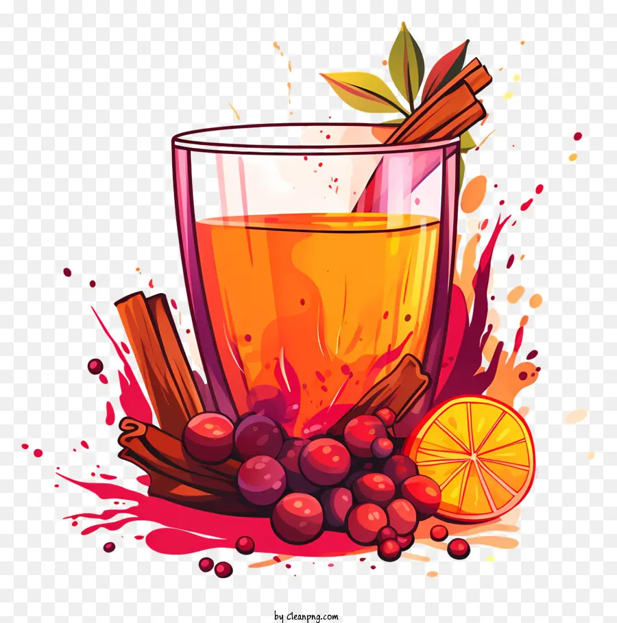 Suco De Laranja，Os Paus De Canela PNG