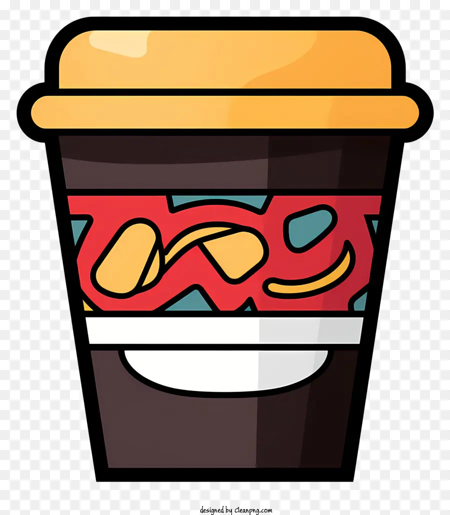 Xícara De Café，Palha PNG