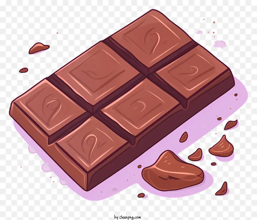 Chocolate，Fundo Escuro PNG