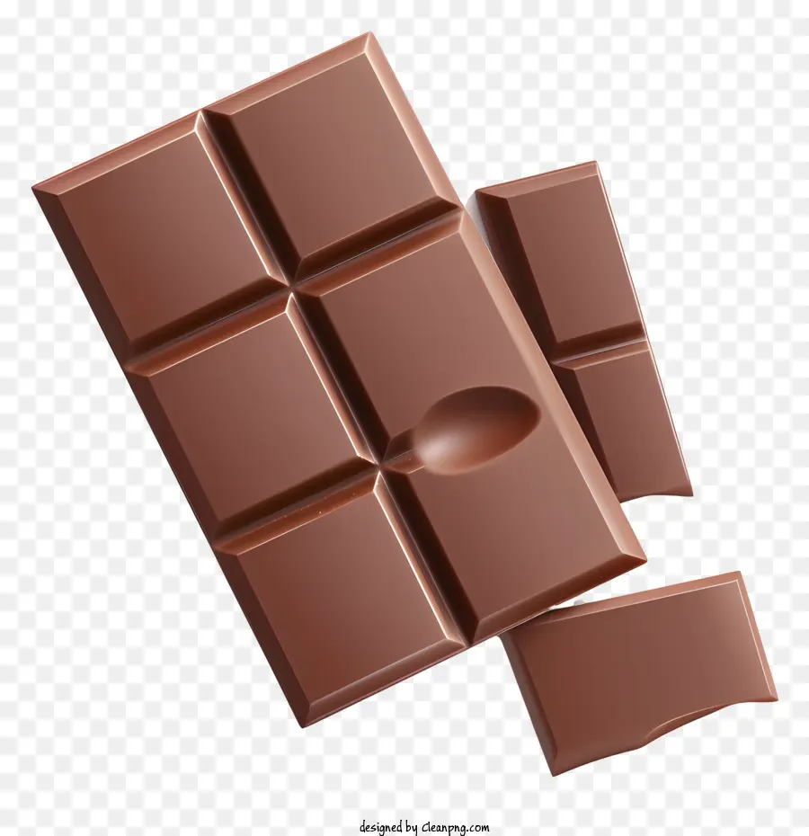 Barra De Chocolate，Chocolate Retangular PNG