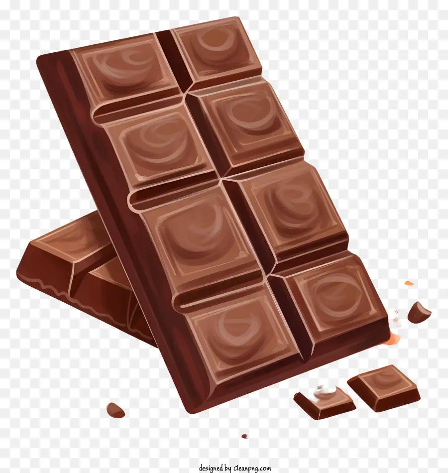 Barra De Chocolate，Lascas De Chocolate PNG