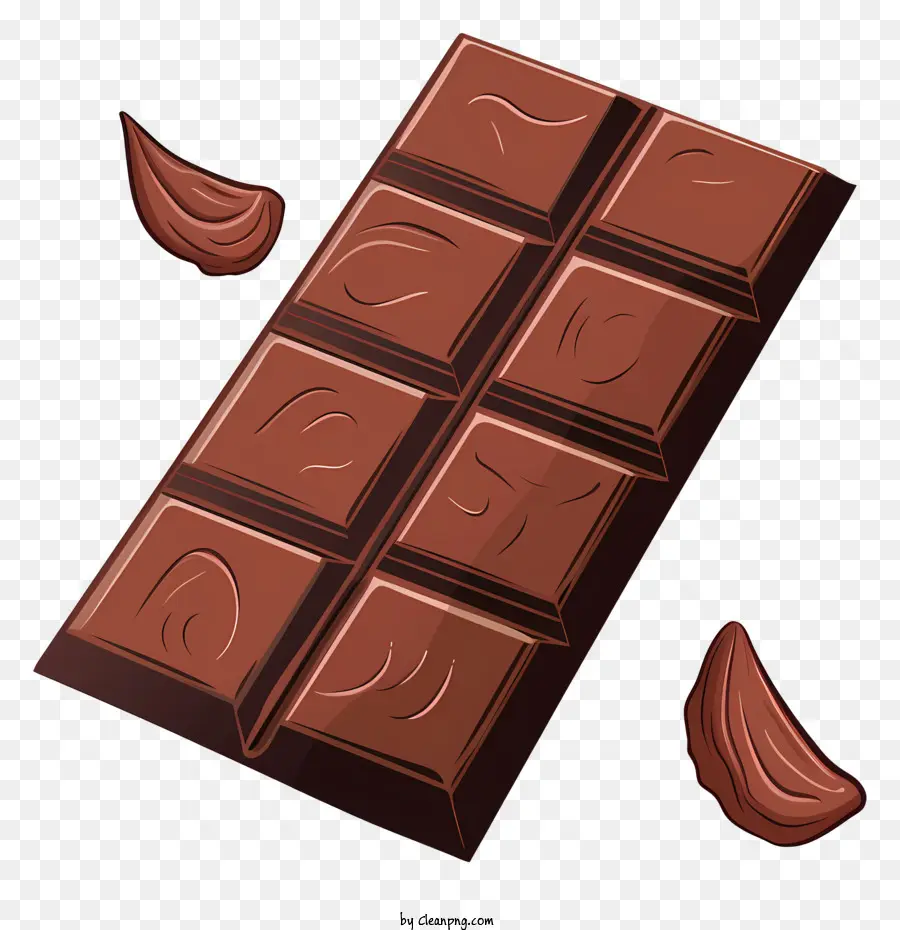 Barra De Chocolate，Doce PNG