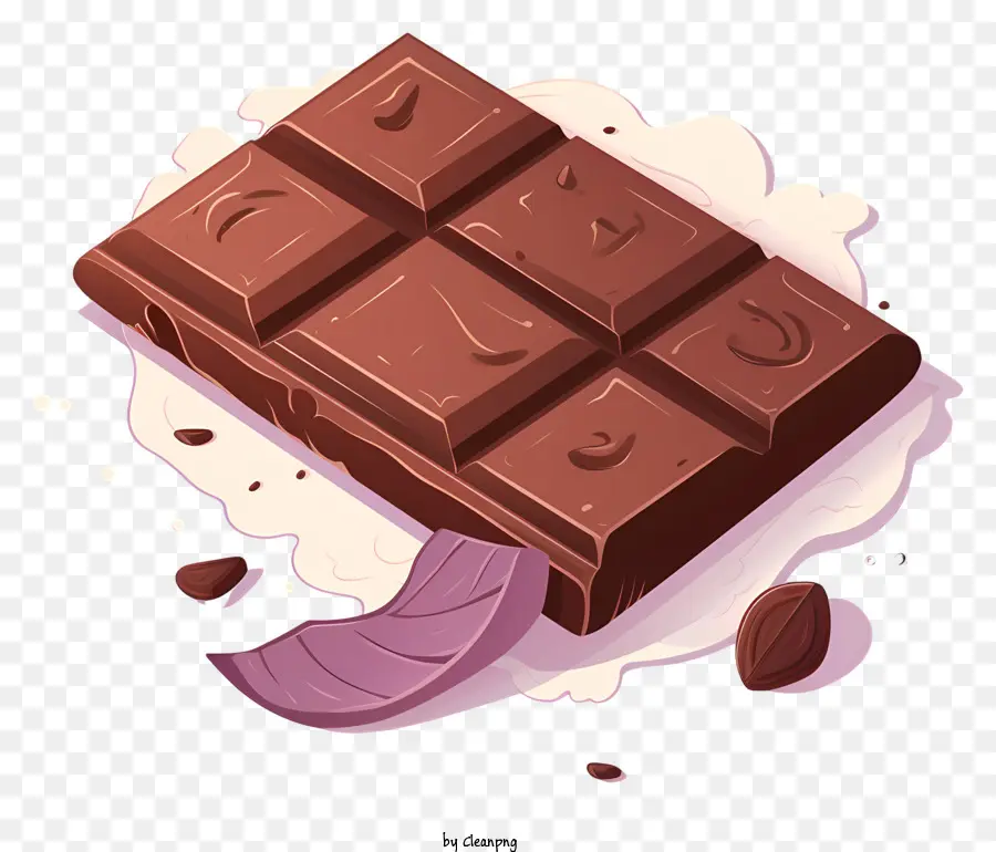 Chocolate，Black Background PNG