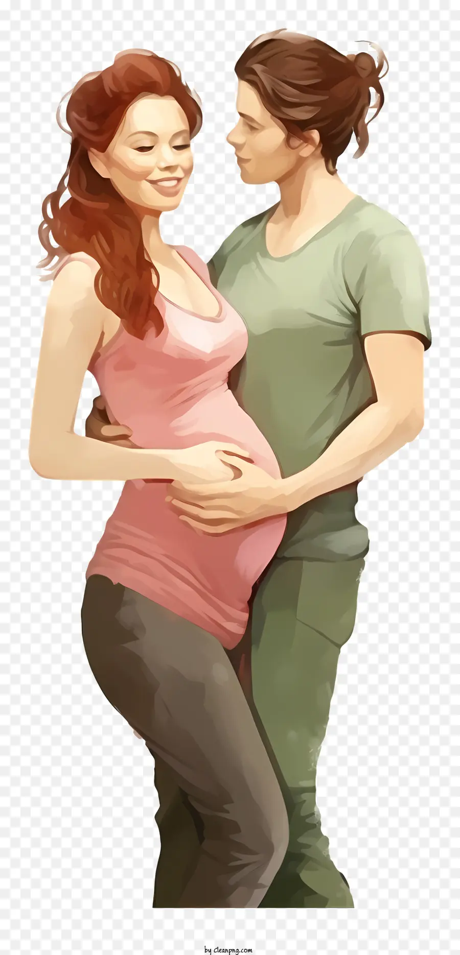 Casal Grávido，Foto De Maternidade PNG