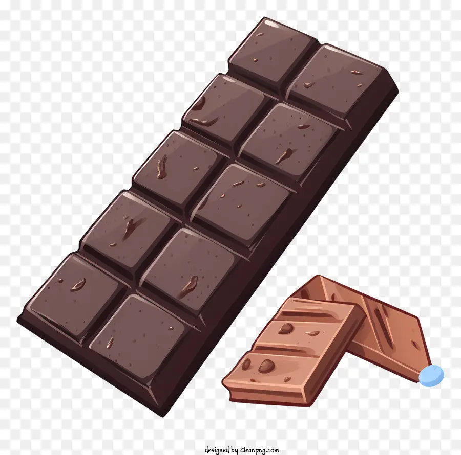 Barra De Chocolate，Preto E Branco PNG