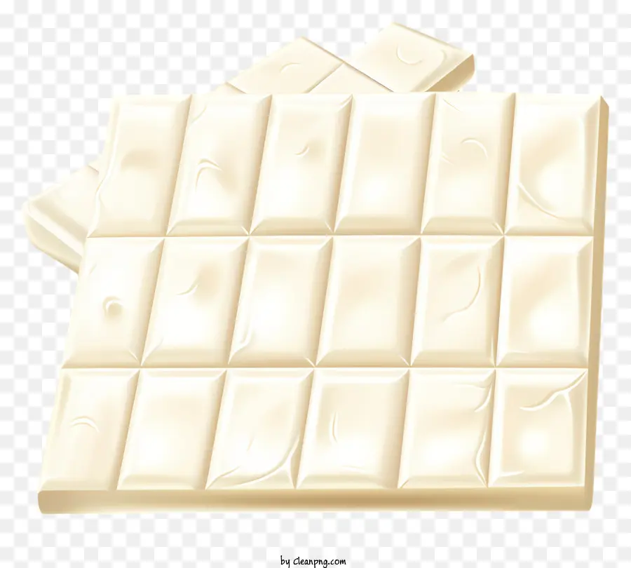 Barra De Chocolate，Chocolate Branco PNG