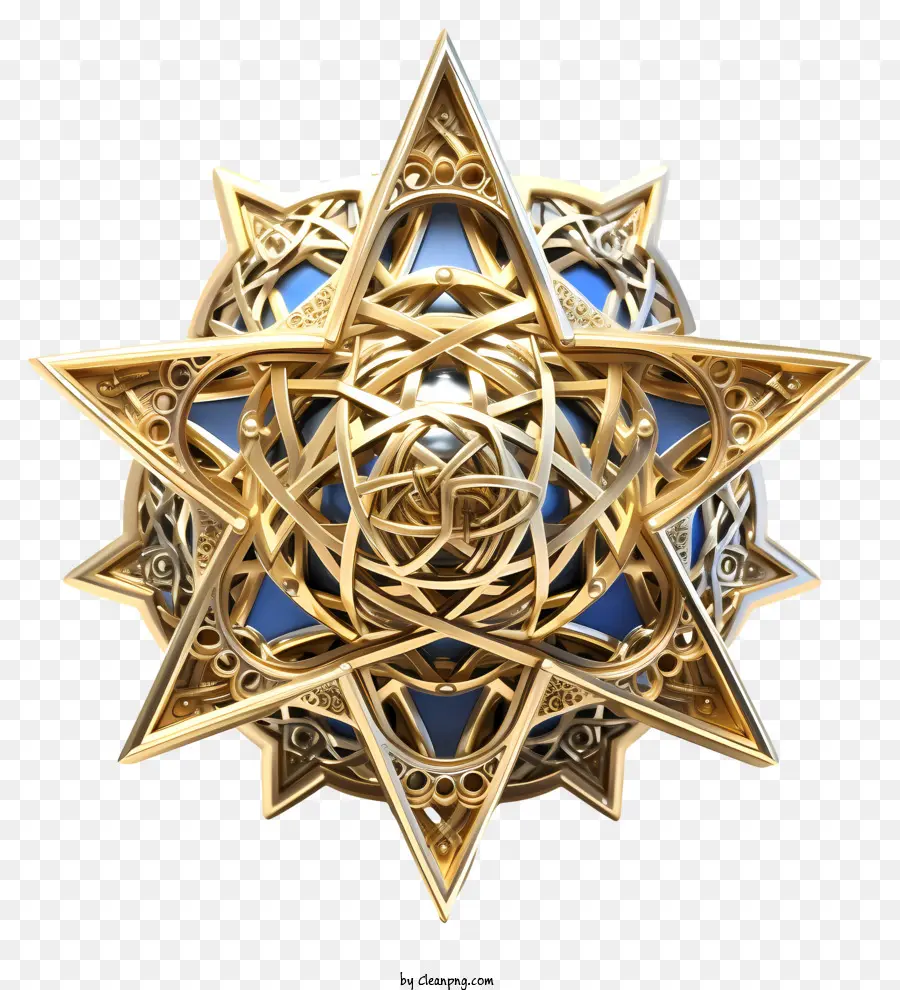 Estrela Dourada，Símbolo De Poder PNG