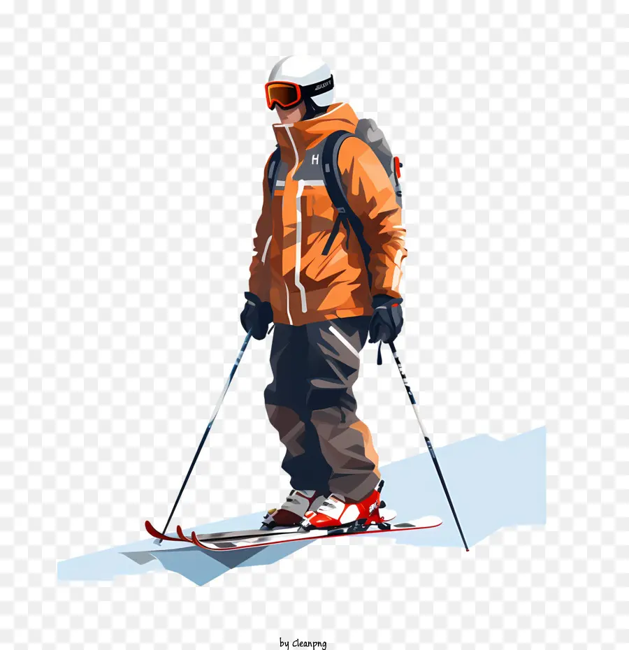 Dia De Esqui，Esquiador PNG