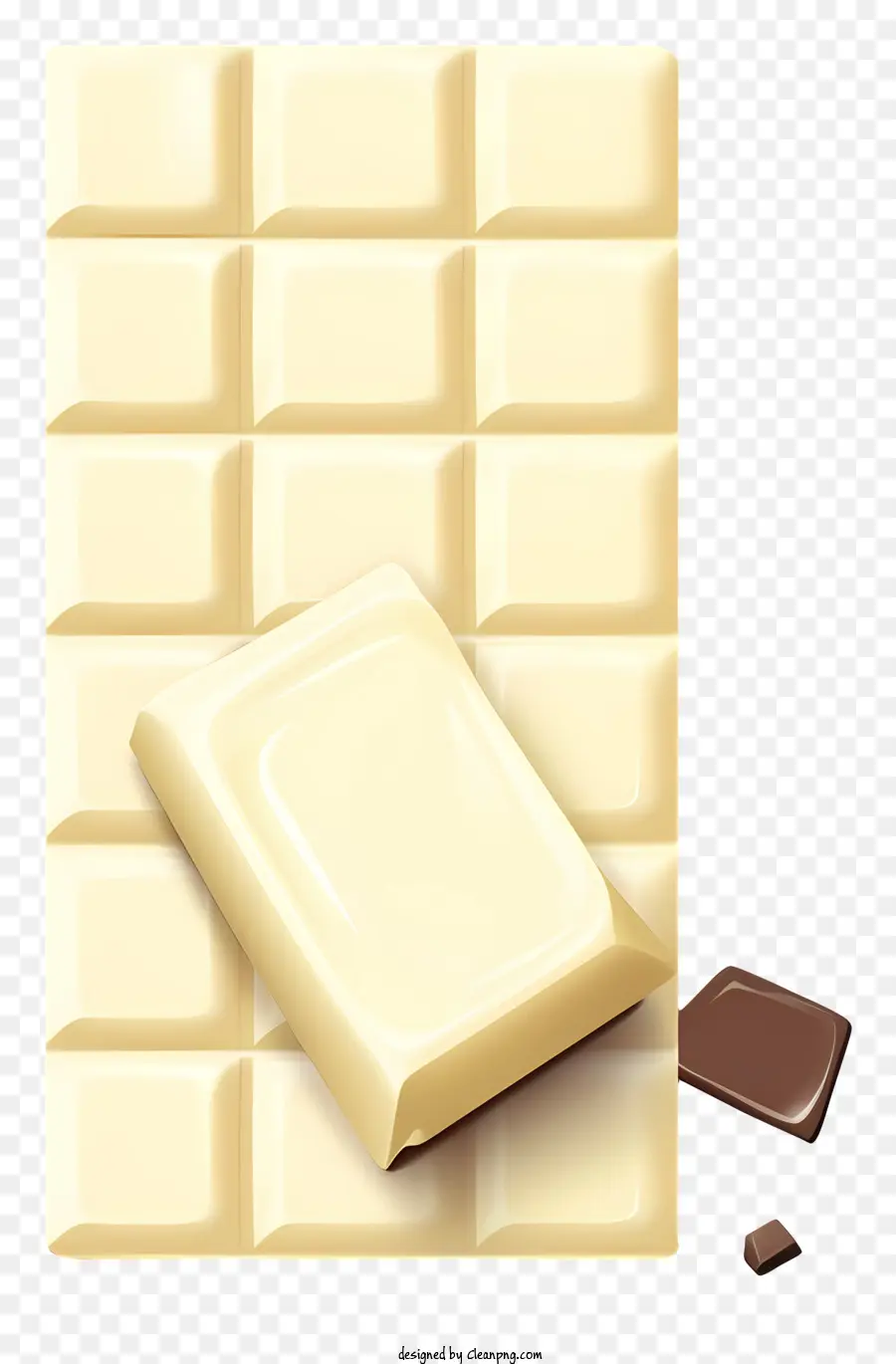 Chocolate Branco，Bloco De Chocolate PNG
