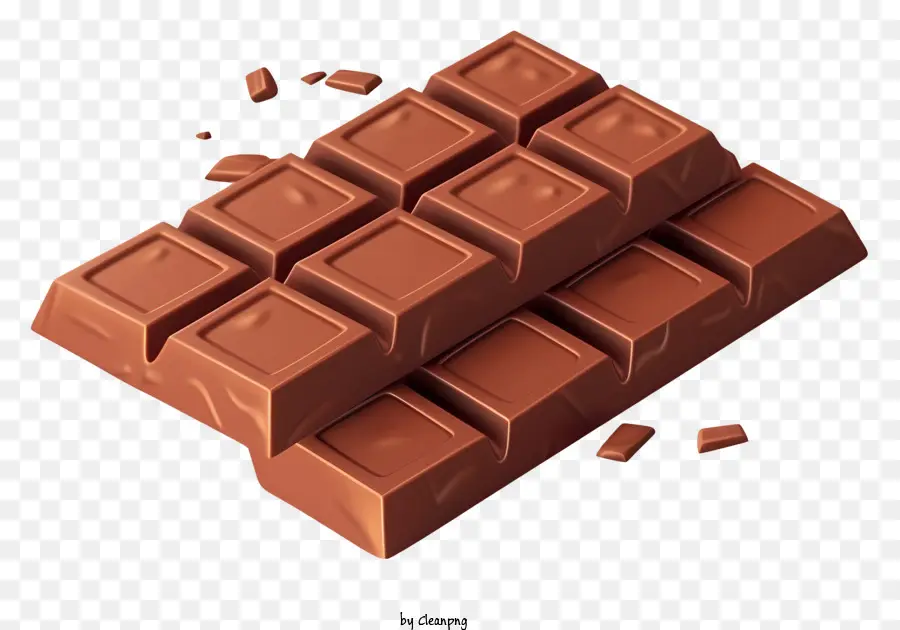 Barras De Chocolate，Lascas De Chocolate PNG