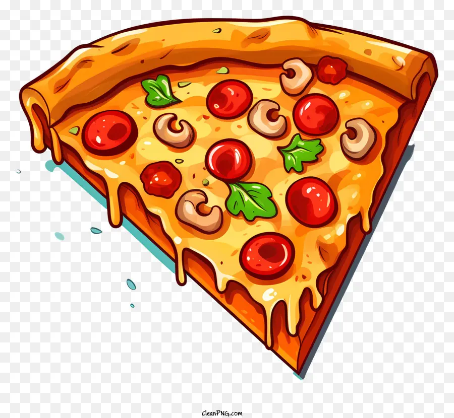 Fatia De Pizza，Tomate PNG