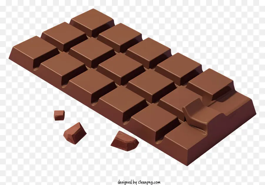 Barra De Chocolate，Doce PNG