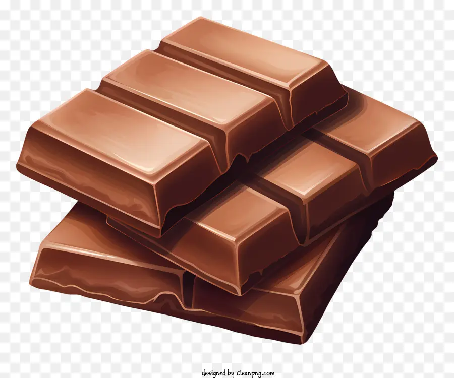 Barras De Chocolate，Chocolate Escuro PNG