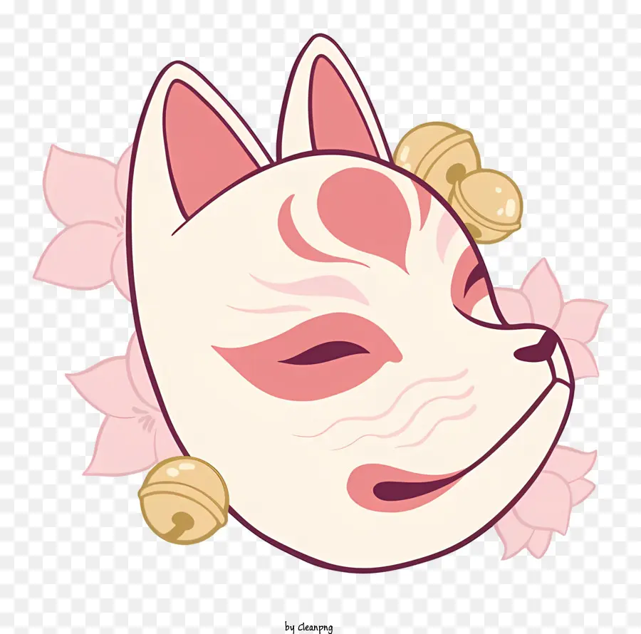 Manga Style Cat，Roupa Rosa E Branca PNG