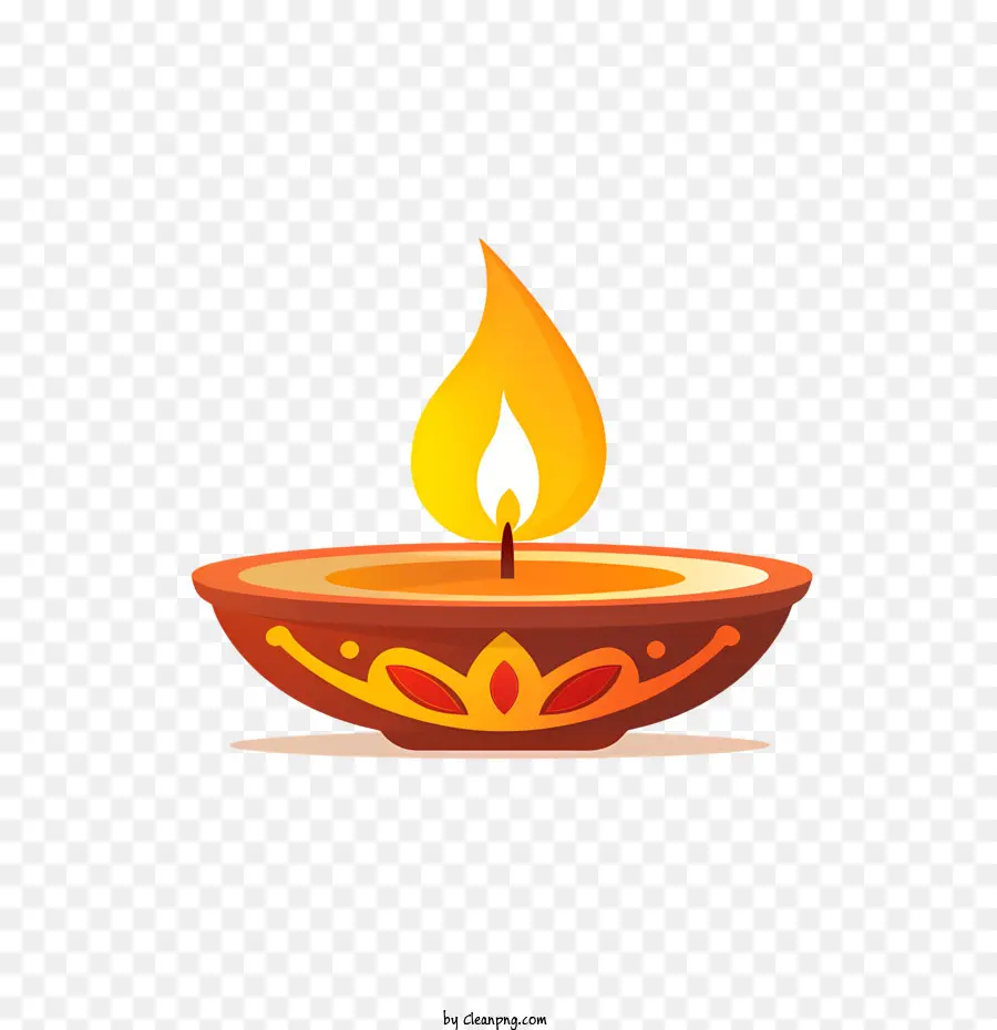 Lâmpada De Diwali，Diya PNG